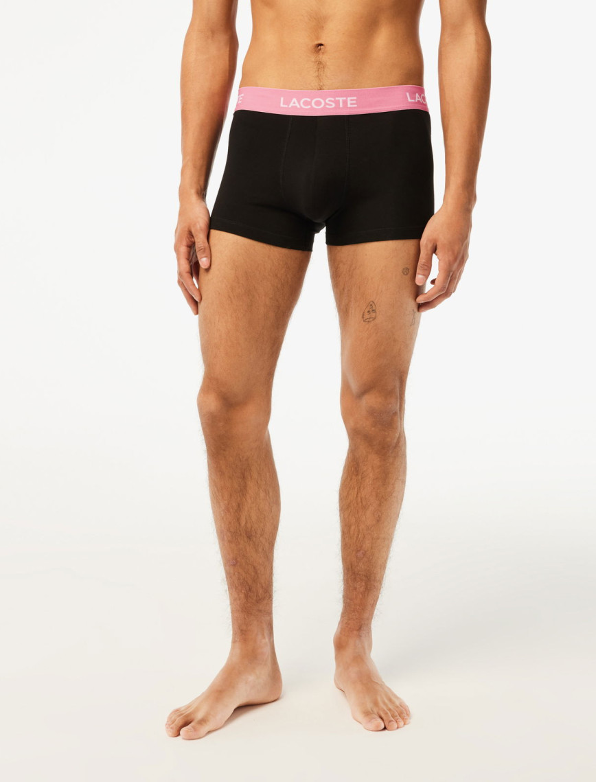 Lacoste Active Erkek 5'li Siyah Boxer Lacoste Active Erkek 5'li Siyah Boxer