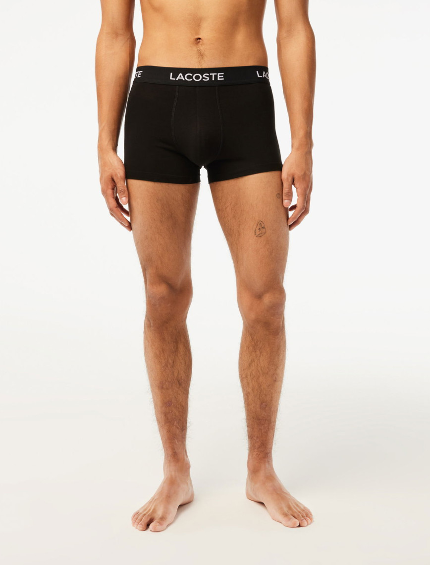 Lacoste Active Erkek 5'li Siyah Boxer Lacoste Active Erkek 5'li Siyah Boxer