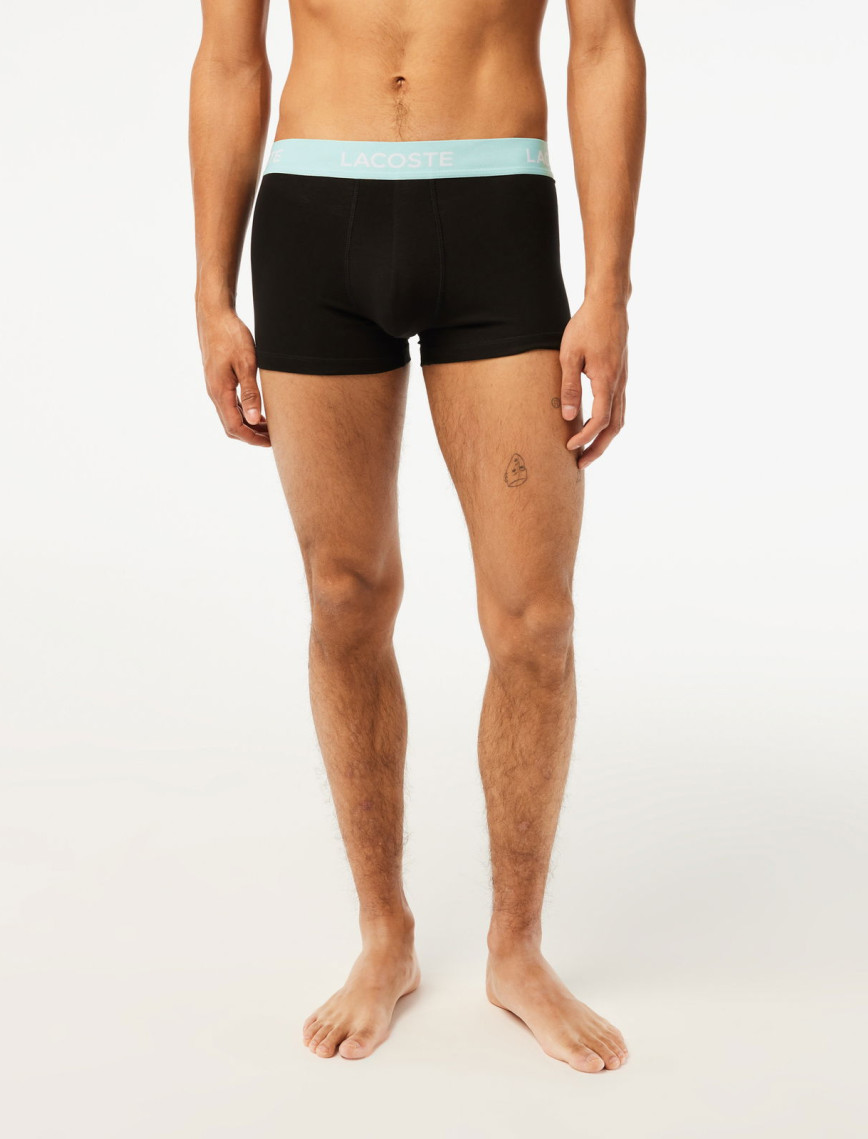 Lacoste Active Erkek 5'li Siyah Boxer Lacoste Active Erkek 5'li Siyah Boxer