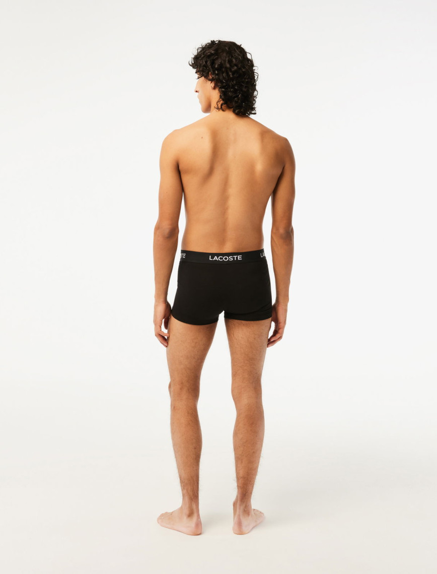 Lacoste Active Erkek 5'li Siyah Boxer Lacoste Active Erkek 5'li Siyah Boxer