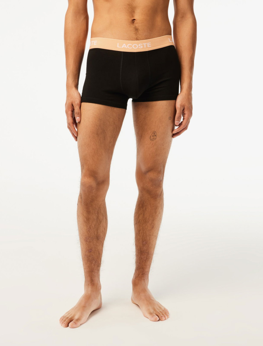 Lacoste Active Erkek 5'li Siyah Boxer Lacoste Active Erkek 5'li Siyah Boxer