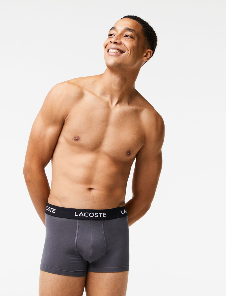 Lacoste Active Erkek 5'li Siyah Boxer Lacoste Active Erkek 5'li Siyah Boxer