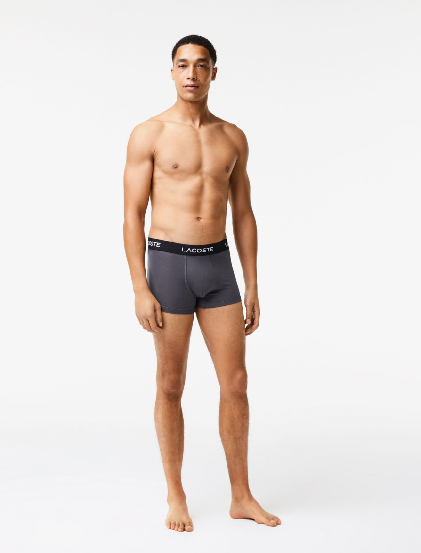 Lacoste Core Erkek Gri Boxer Lacoste Core Erkek Gri Boxer