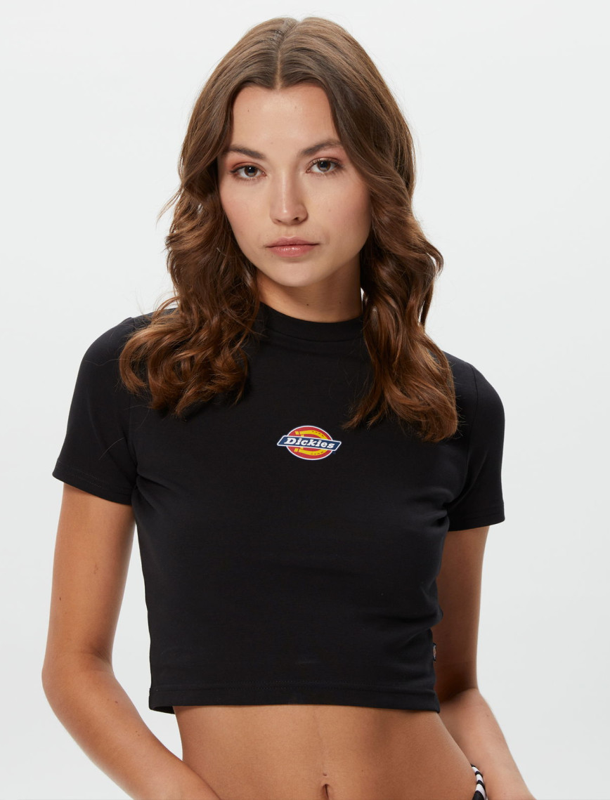 Dickies Maple Valley Kadın Siyah T-Shirt Dickies Maple Valley Kadın Siyah T-Shirt