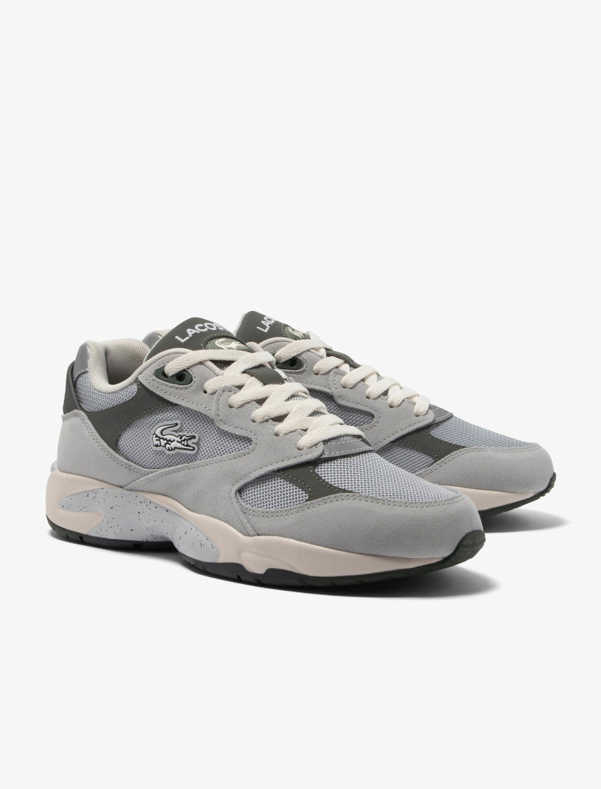 Lacoste Storm 96 Lo Vintage Erkek Gri Sneaker Lacoste Storm 96 Lo Vintage Erkek Gri Sneaker