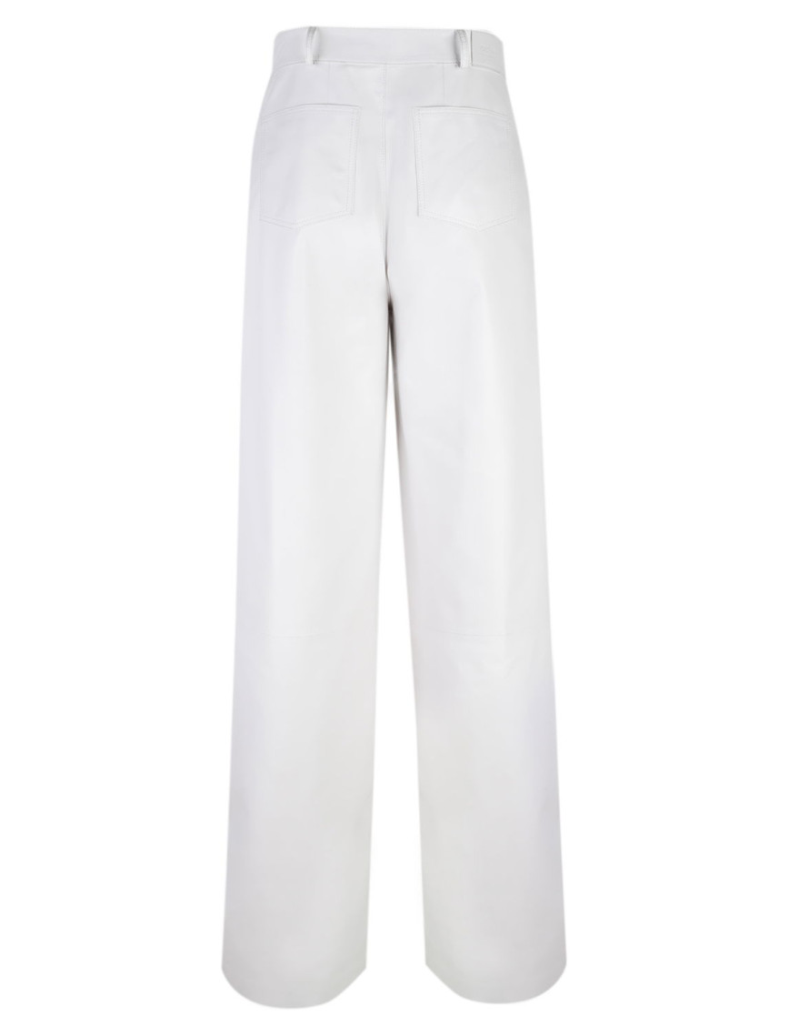 Zelinda Beyaz Kadın Deri Pantolon Zelinda Beyaz Kadın Deri Pantolon