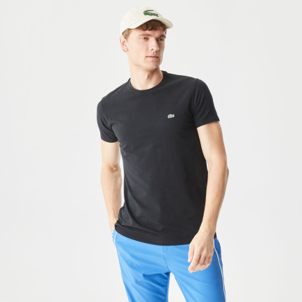 Lacoste Regular Fit Erkek Siyah T-Shirt Lacoste Regular Fit Erkek Siyah T-Shirt