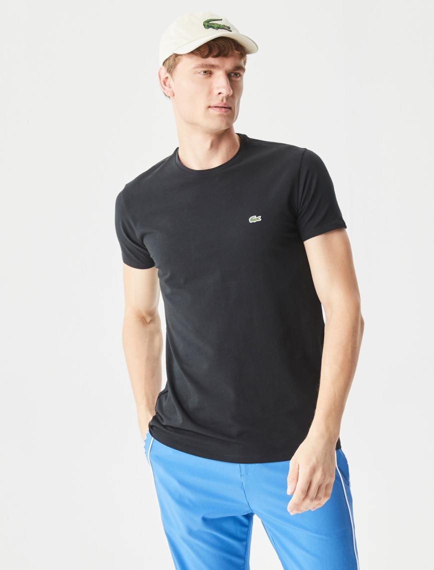 Lacoste Regular Fit Erkek Gri Tişört Lacoste Regular Fit Erkek Gri Tişört