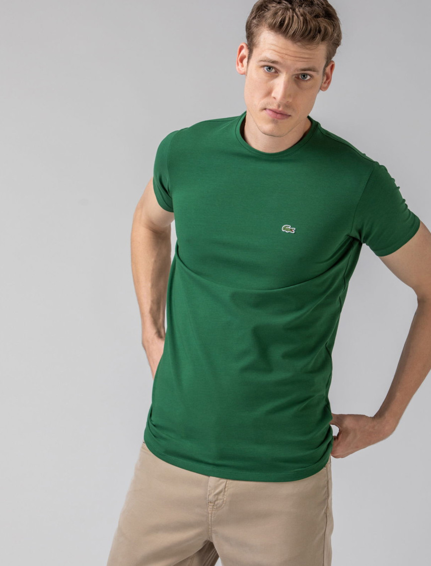Lacoste Regular Fit Erkek Gri Tişört Lacoste Regular Fit Erkek Gri Tişört