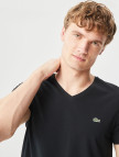 Lacoste Erkek Slim Fit V Yaka Siyah T-Shirt Lacoste Erkek Slim Fit V Yaka Siyah T-Shirt