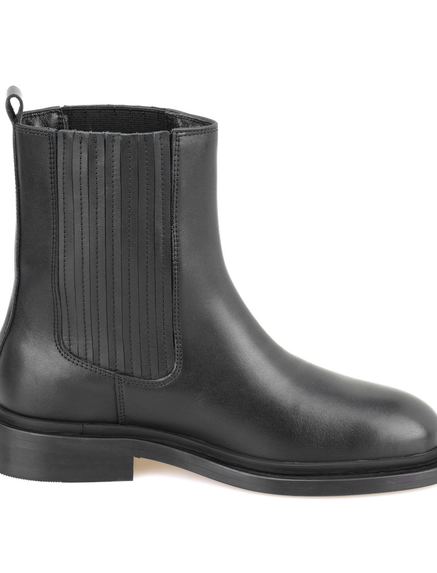 Luana Siyah Kadın Deri Bot Luana Siyah Kadın Deri Bot