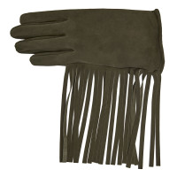 Haki Kadın Püsküllü Süet Eldiven Haki Kadın Püsküllü Süet Eldiven