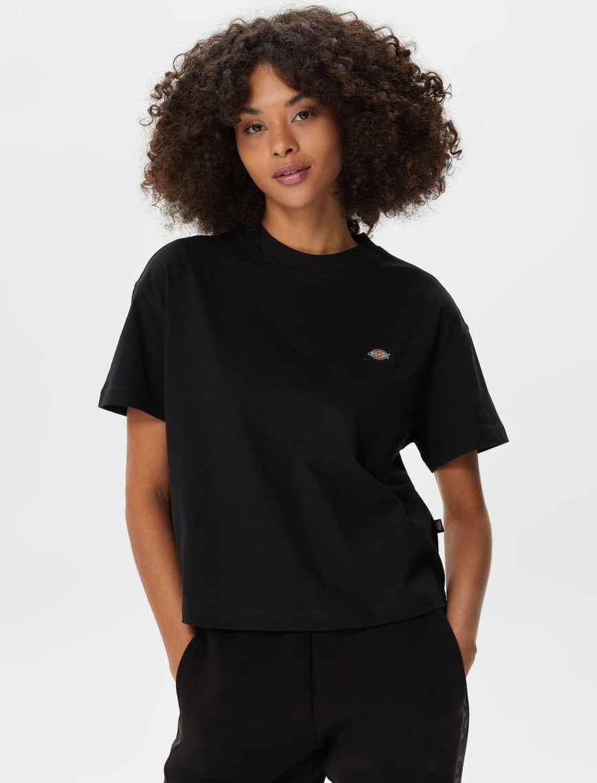 Dickies Oakport Boxy Kadın Siyah T-Shirt Dickies Oakport Boxy Kadın Siyah T-Shirt