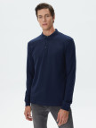 Nautica Erkek Lacivert Slim Fit Uzun Kollu Polo Nautica Erkek Lacivert Slim Fit Uzun Kollu Polo