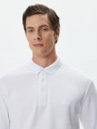 Nautica Erkek Beyaz Slim Fit Uzun Kollu Polo Nautica Erkek Beyaz Slim Fit Uzun Kollu Polo
