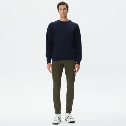 Nautica Erkek Lacivert Standart Fit Jakarlı Sweatshirt Nautica Erkek Lacivert Standart Fit Jakarlı Sweatshirt