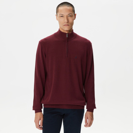 Nautica Erkek Bordo Standart Fit Dik Yakalı Triko Nautica Erkek Bordo Standart Fit Dik Yakalı Triko