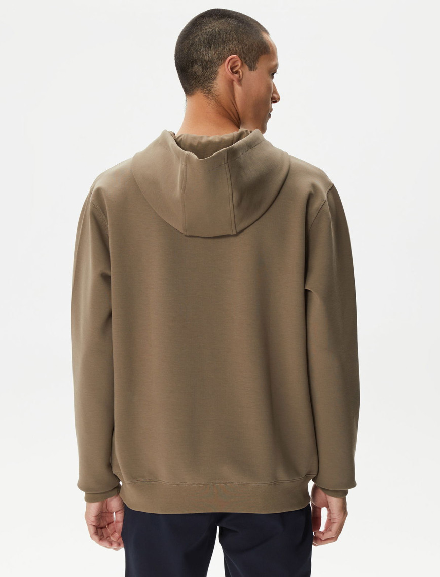 Nautica Erkek Kahverengi Standart Fit Kapüşonlu Sweatshirt Nautica Erkek Kahverengi Standart Fit Kapüşonlu Sweatshirt