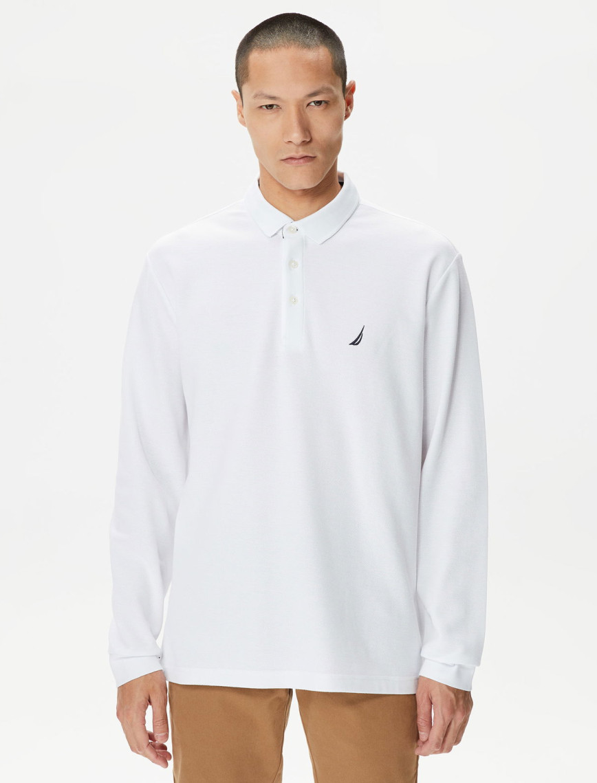 Nautica Erkek Yeşil Classic Fit Uzun Kollu Polo Nautica Erkek Yeşil Classic Fit Uzun Kollu Polo