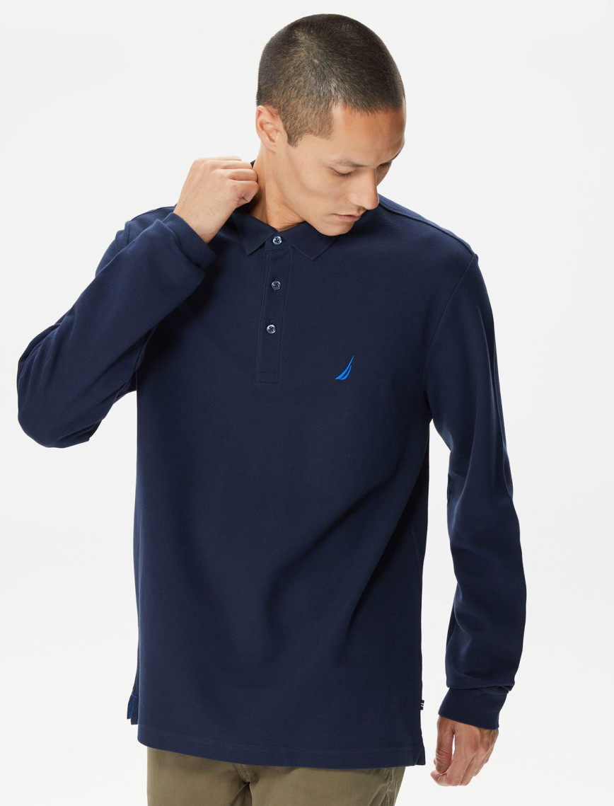 Nautica Erkek Mor Uzun Kollu Polo Nautica Erkek Mor Uzun Kollu Polo
