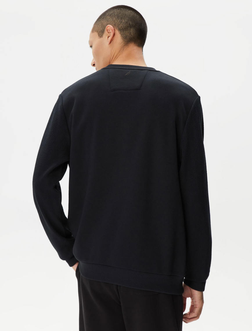 Nautica Erkek Siyah Standart Fit Sweatshirt Nautica Erkek Siyah Standart Fit Sweatshirt