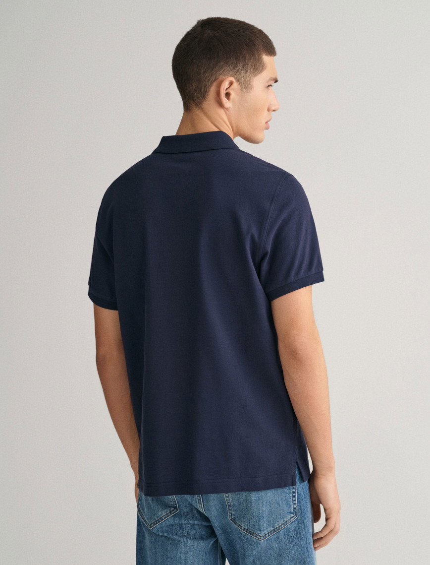 GANT Erkek Lacivert Regular Fit Polo GANT Erkek Lacivert Regular Fit Polo