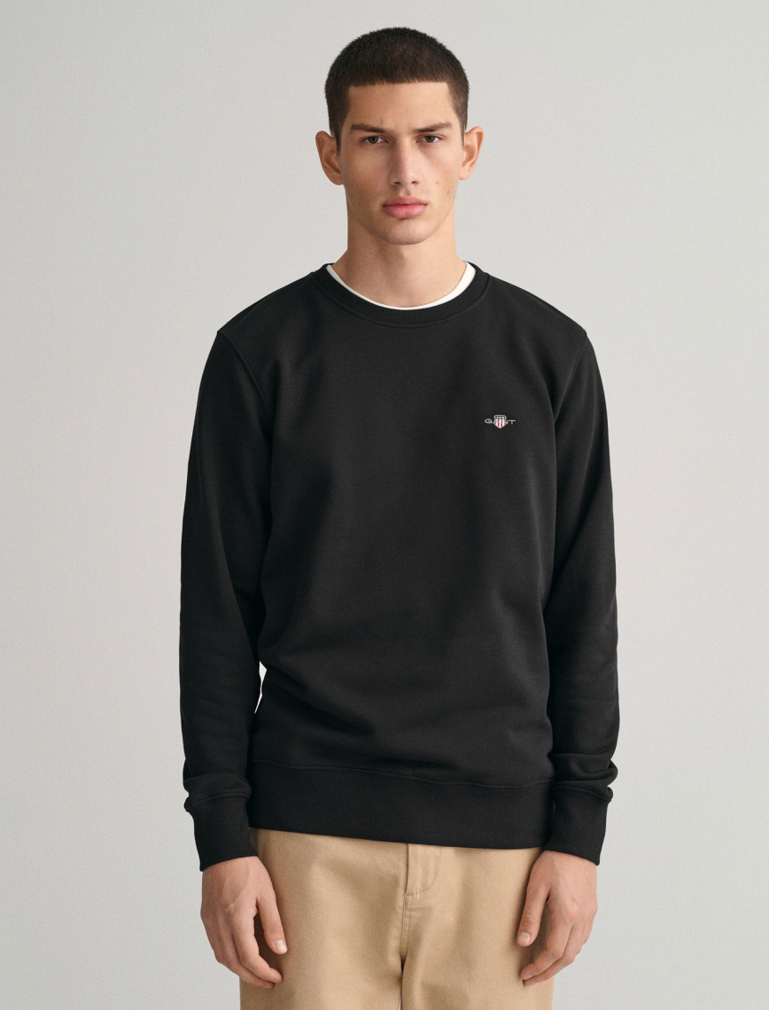 GANT Erkek Yeşil Regular Fit Bisiklet Yaka Sweatshirt GANT Erkek Yeşil Regular Fit Bisiklet Yaka Sweatshirt
