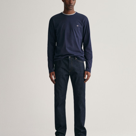 GANT Erkek Lacivert Regular Fit Jean GANT Erkek Lacivert Regular Fit Jean