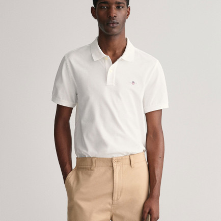 GANT Erkek Beyaz Regular Fit Polo GANT Erkek Beyaz Regular Fit Polo
