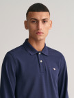 GANT Erkek Lacivert Regular Fit Uzun Kollu Polo GANT Erkek Lacivert Regular Fit Uzun Kollu Polo