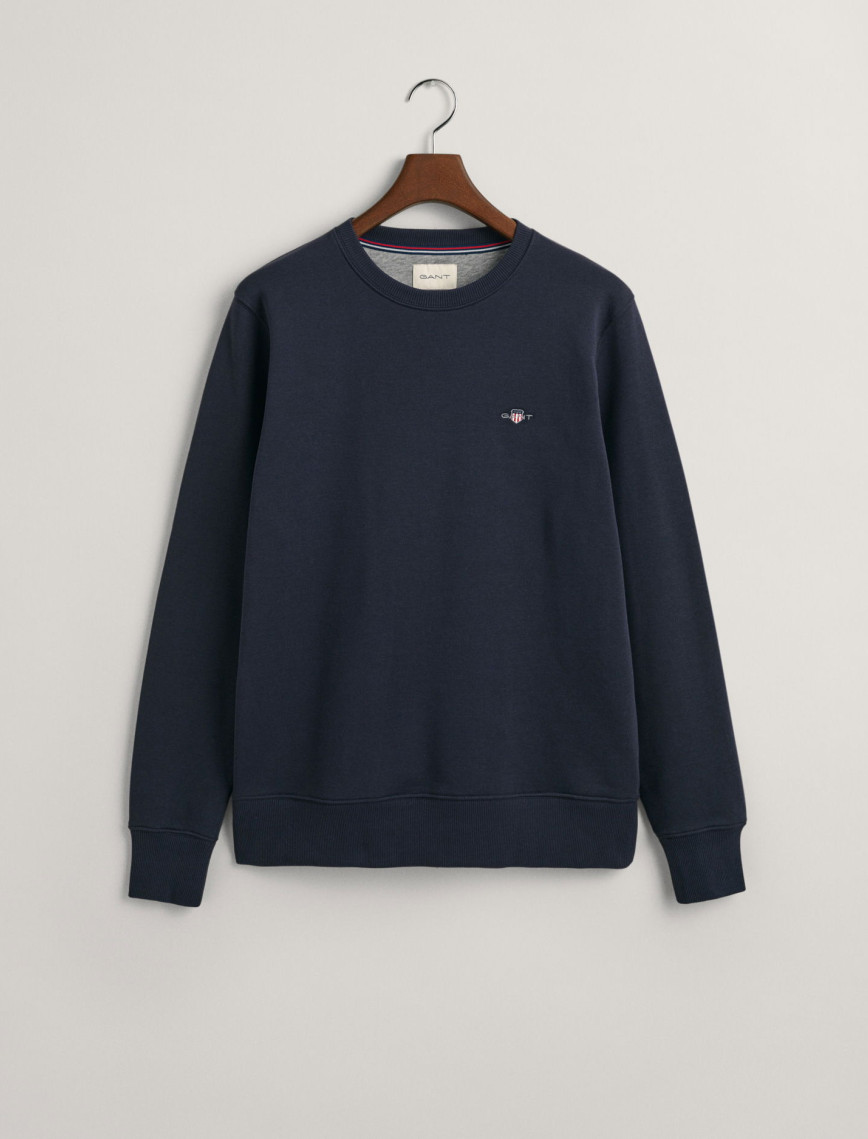 GANT Erkek Lacivert Regular Fit Bisiklet Yaka Sweatshirt GANT Erkek Lacivert Regular Fit Bisiklet Yaka Sweatshirt