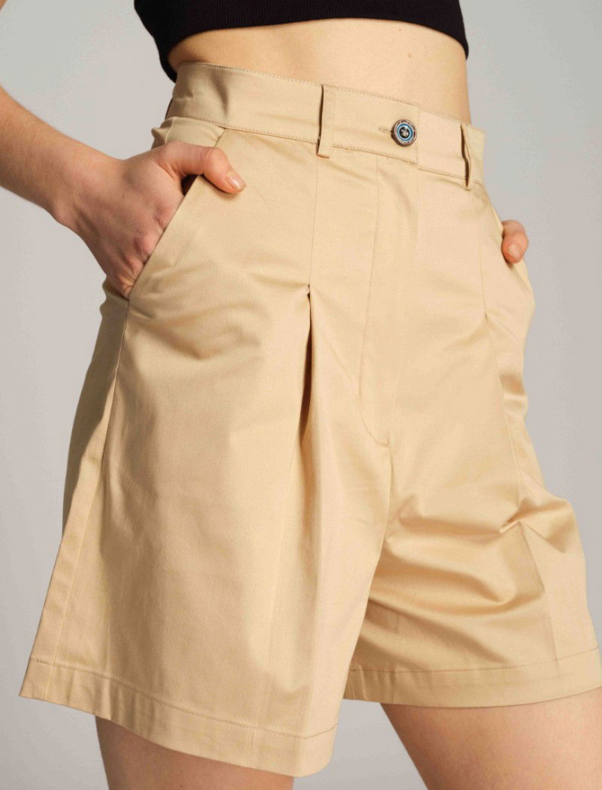 Kadın Bermuda Şort 23673 709 - MACADAMIA Kadın Bermuda Şort 23673 709 - MACADAMIA