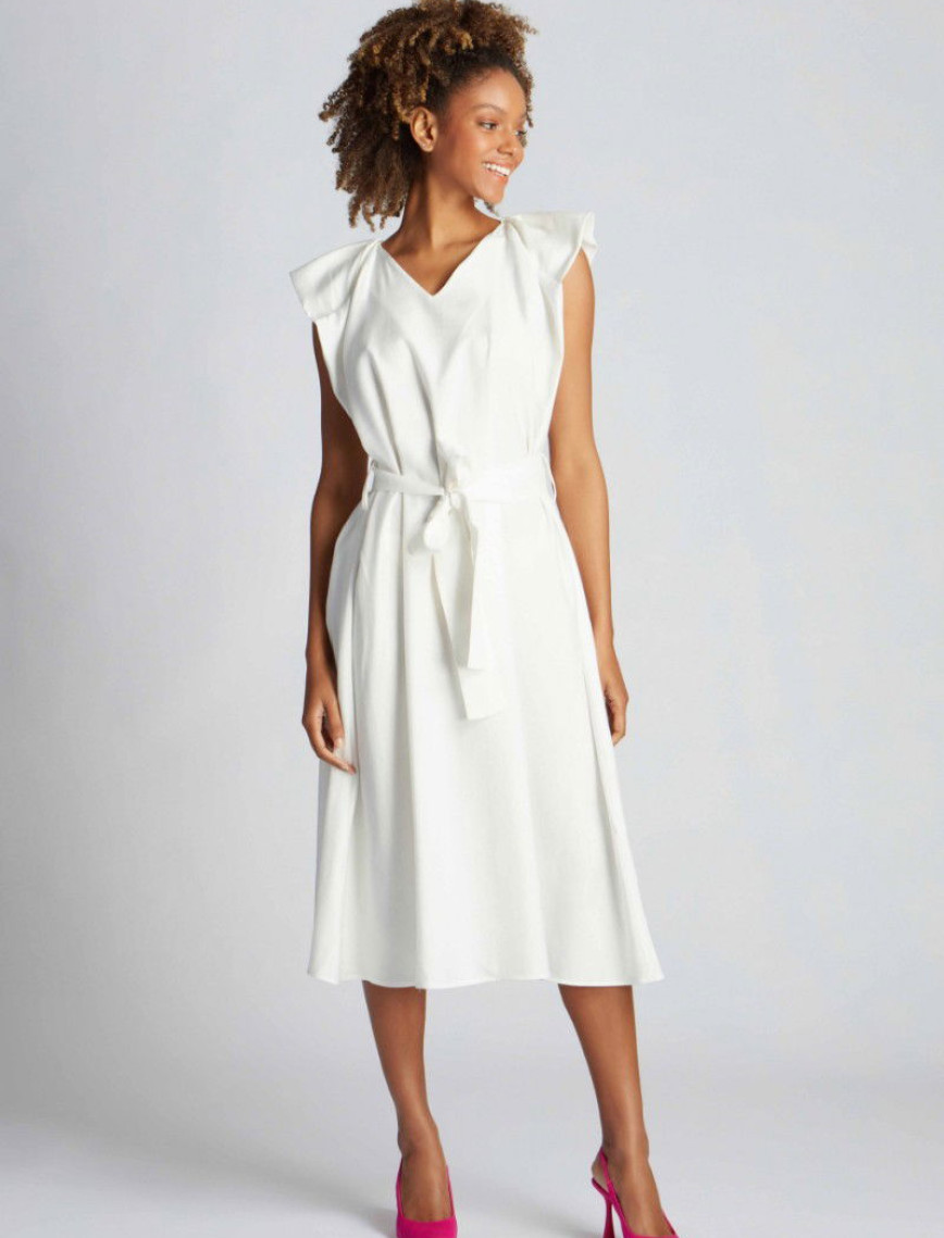 Kadın Elbise 23687 1000 - 1000 WHITE Kadın Elbise 23687 1000 - 1000 WHITE