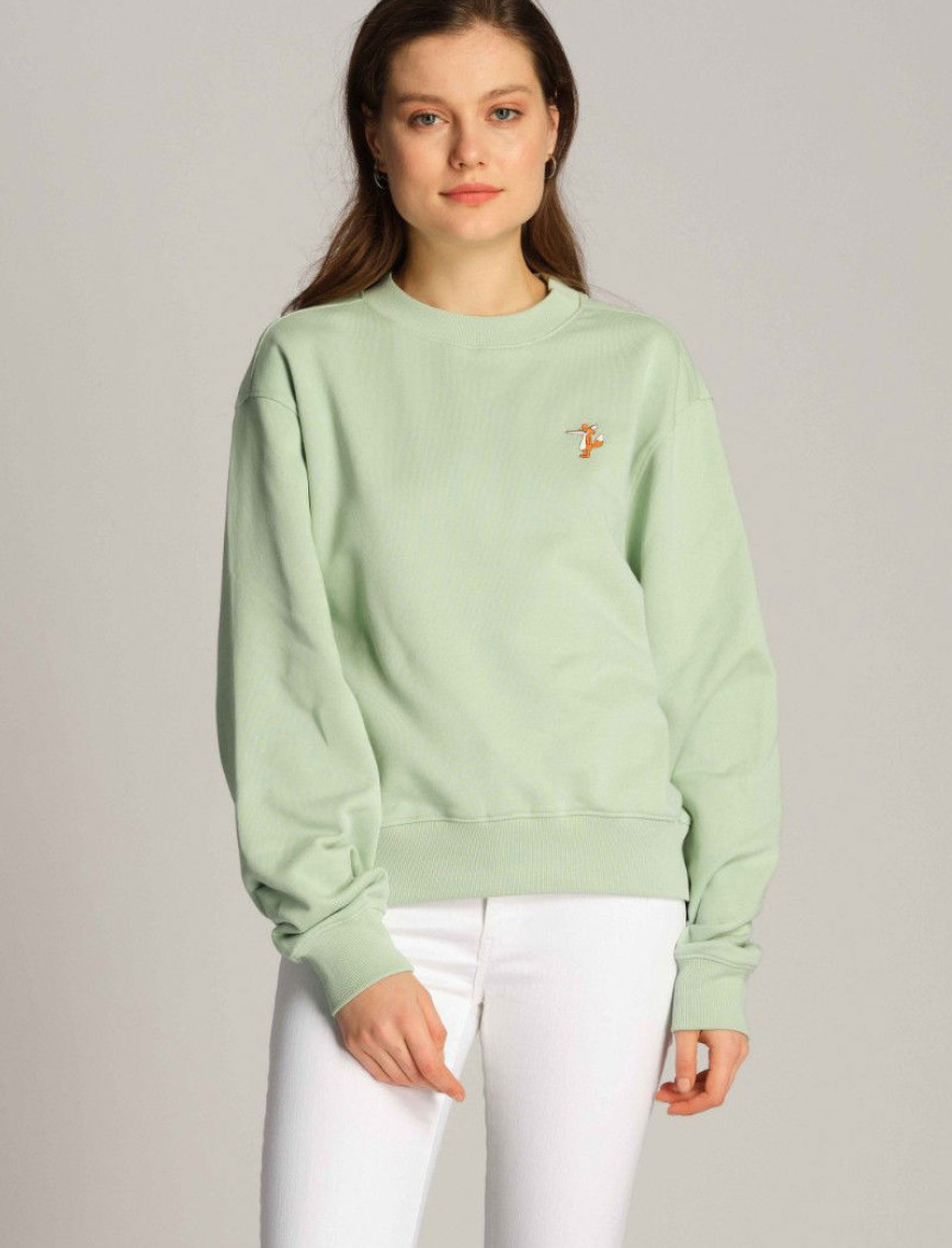 Kadın Sweatshirt 23612 631 - Cameo green Kadın Sweatshirt 23612 631 - Cameo green