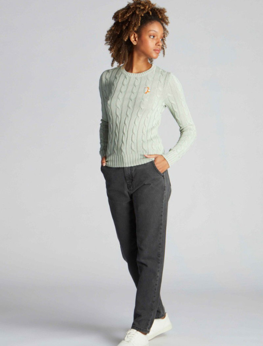 Kadın Kazak 23892 631 - Cameo green