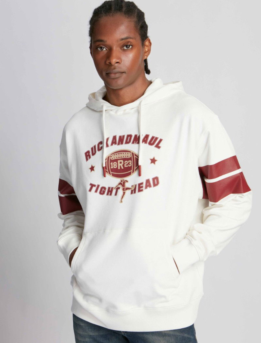 Erkek Kapüşonlu Sweatshirt 23000 1143 - Marshmallow