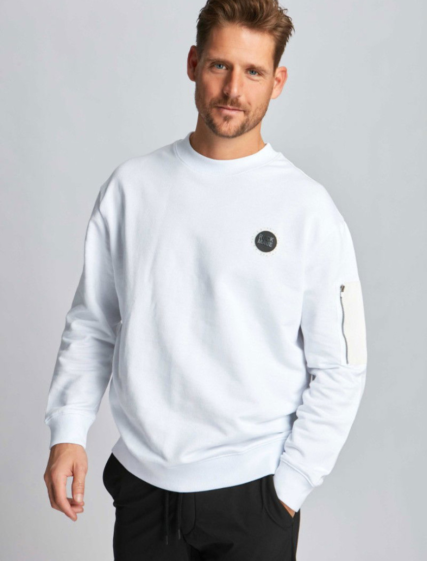 Erkek Sweatshirt 23024 1000 - 1000 WHITE Erkek Sweatshirt 23024 1000 - 1000 WHITE