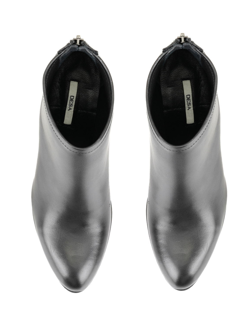 Siena Siyah Kadın Fermuarlı Deri Klasik Bot Siena Siyah Kadın Fermuarlı Deri Klasik Bot