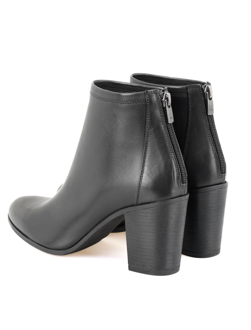 Siena Siyah Kadın Fermuarlı Deri Klasik Bot Siena Siyah Kadın Fermuarlı Deri Klasik Bot