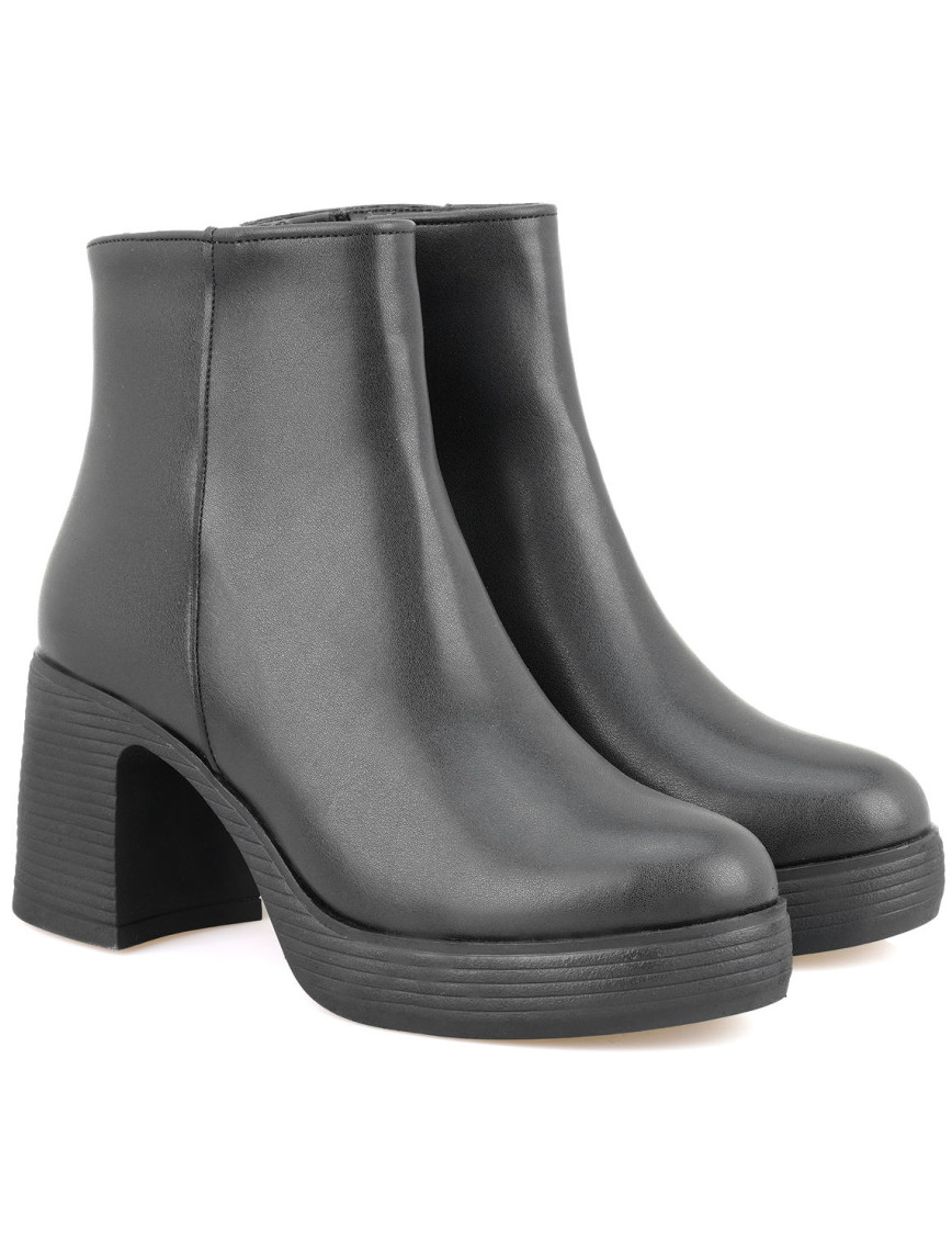 Kadın Siyah Topuklu Bot