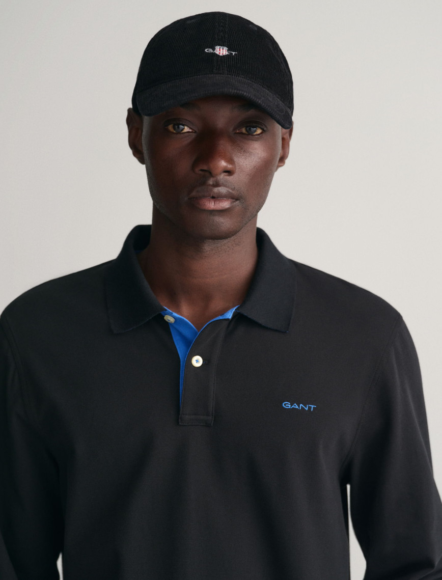 GANT Erkek Siyah Regular Fit Polo GANT Erkek Siyah Regular Fit Polo