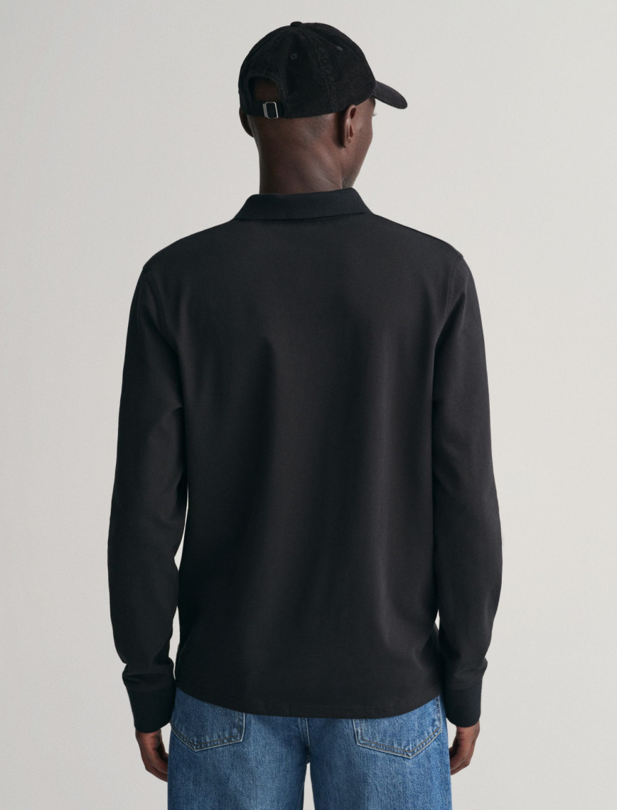 GANT Erkek Siyah Regular Fit Polo GANT Erkek Siyah Regular Fit Polo