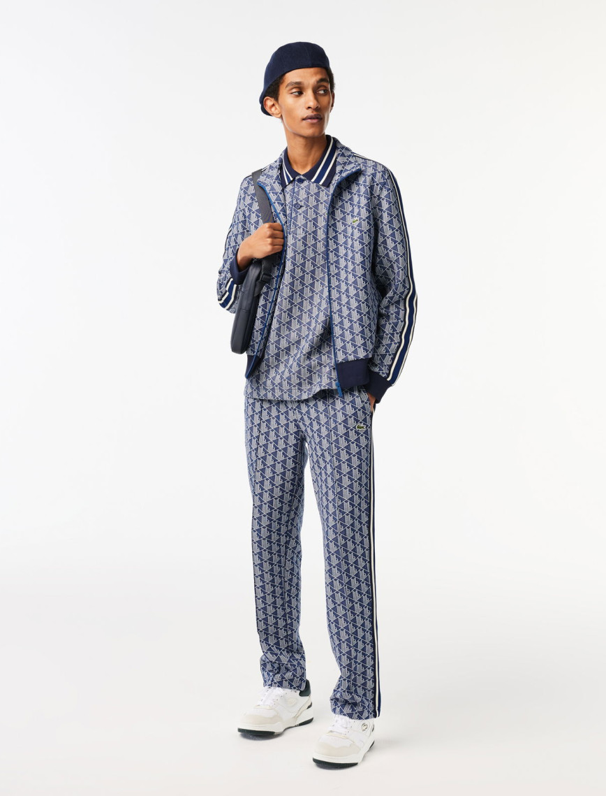 Lacoste Erkek Classic Fit Monogram Lacivert Polo Lacoste Erkek Classic Fit Monogram Lacivert Polo