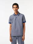 Lacoste Erkek Classic Fit Monogram Lacivert Polo Lacoste Erkek Classic Fit Monogram Lacivert Polo