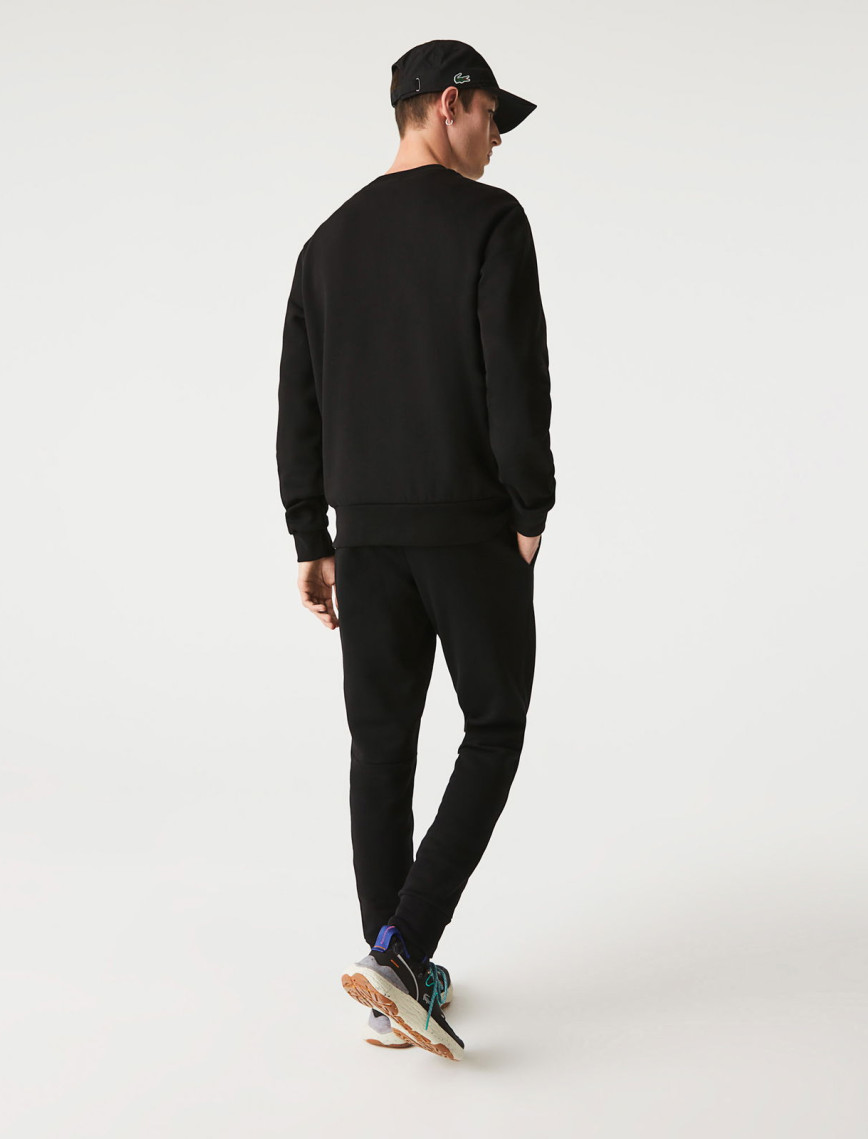 Lacoste Erkek Classic Fit Bisiklet Yaka Siyah Sweatshirt Lacoste Erkek Classic Fit Bisiklet Yaka Siyah Sweatshirt