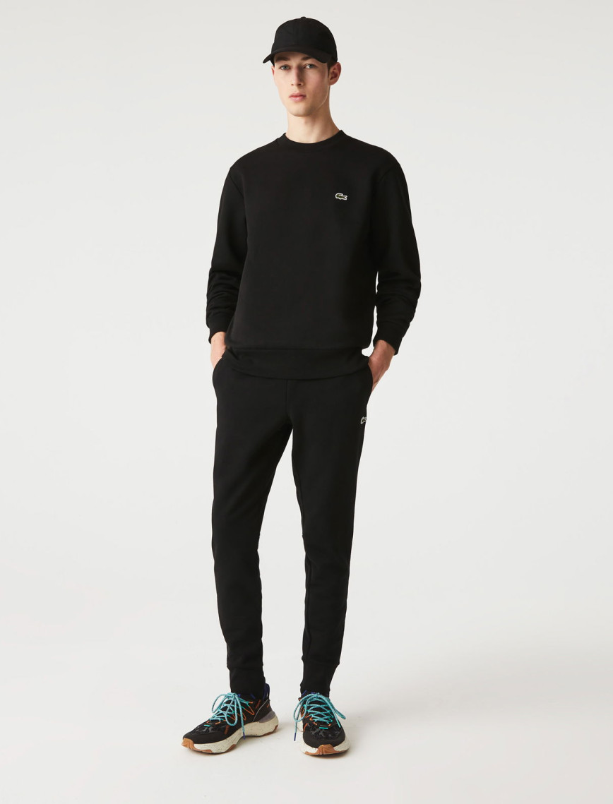Lacoste Erkek Classic Fit Bisiklet Yaka Siyah Sweatshirt Lacoste Erkek Classic Fit Bisiklet Yaka Siyah Sweatshirt