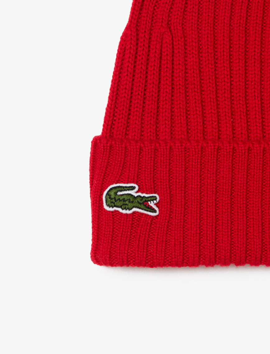 Lacoste Unisex Kırmızı Bere Lacoste Unisex Kırmızı Bere