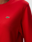 Lacoste Kadın Regular Fit Bisiklet Yaka Kırmızı Sweatshirt