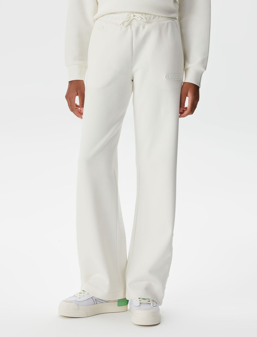 Lacoste Kadın Straight Fit Beyaz Eşofman Altı Lacoste Kadın Straight Fit Beyaz Eşofman Altı