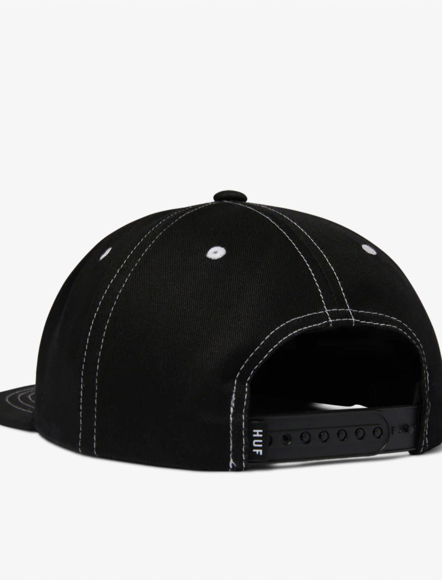 HUF Set Triple Triangle Unisex Siyah Şapka HUF Set Triple Triangle Unisex Siyah Şapka